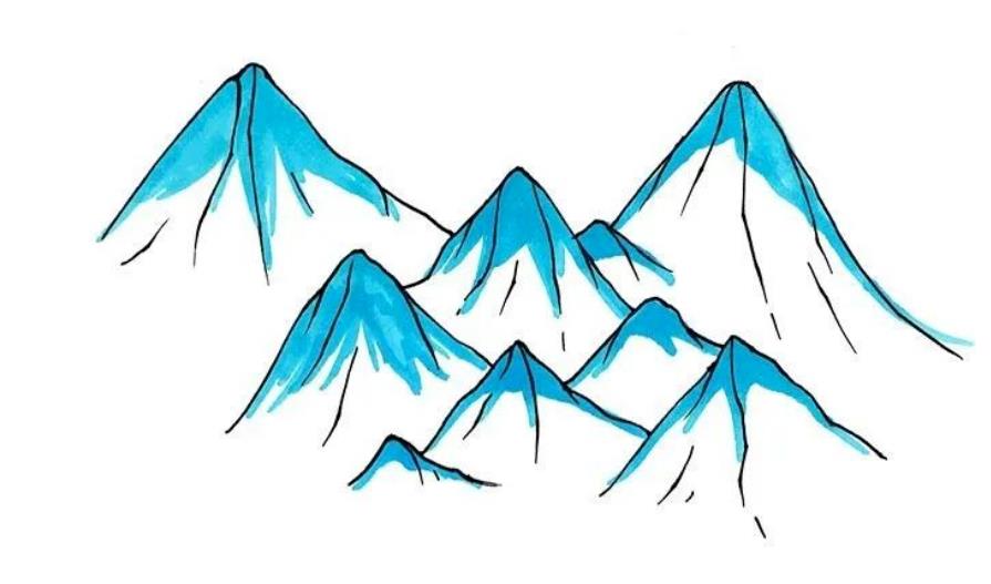 山怎么画简单好看又漂亮(含教程步骤)