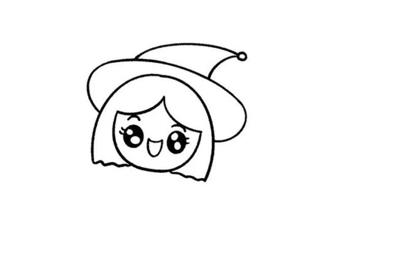 万圣节女巫简笔画怎么画(含教程步骤)