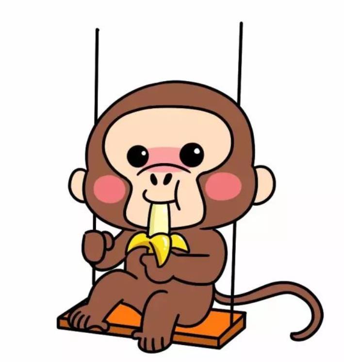 小猴子怎么画最简单简笔画教程