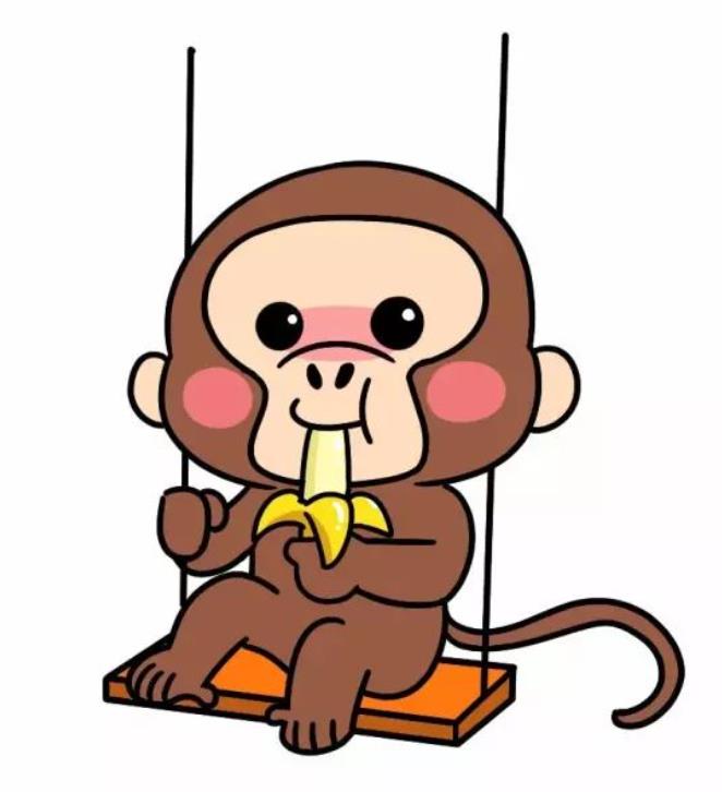 小猴子怎么画最简单简笔画教程