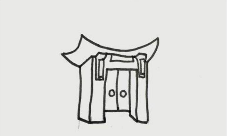 简笔画大门怎么画简单又好看(含步骤教程)