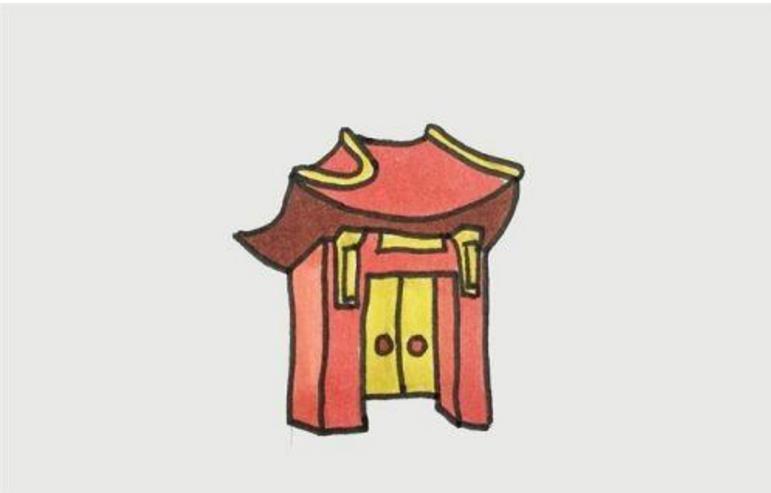 简笔画大门怎么画简单又好看(含步骤教程)
