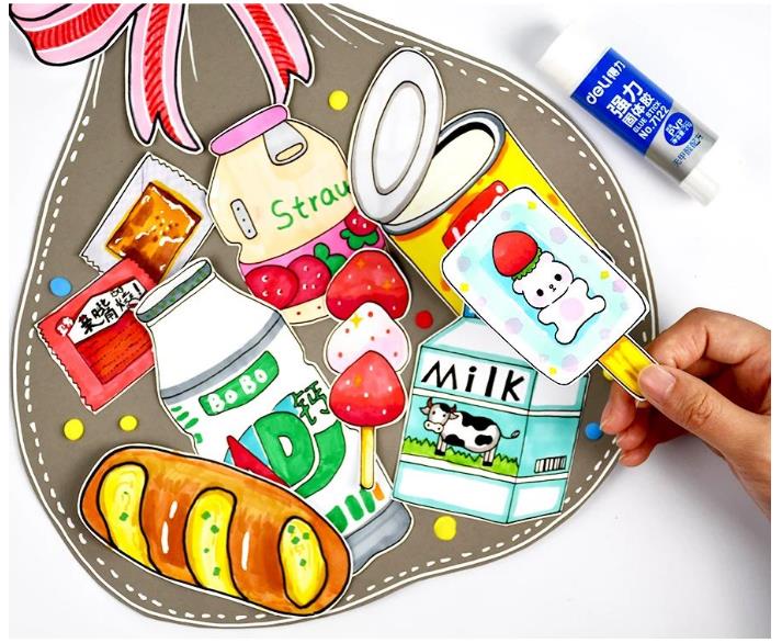 简单的零食怎么画 各种各样的零食怎么画