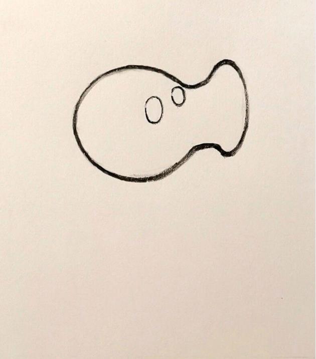 植物大战僵尸寒冰射手简笔画教程