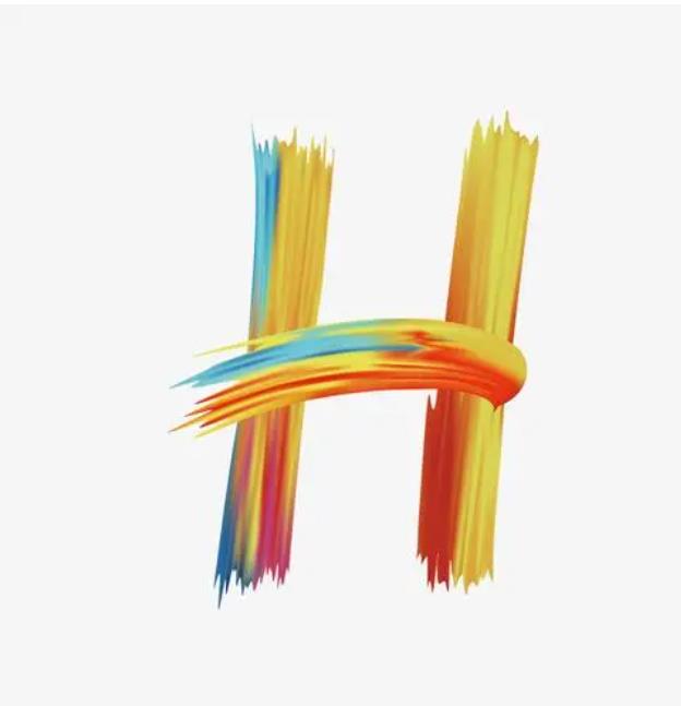 字母H的创意画怎么画好看又简单图片欣赏