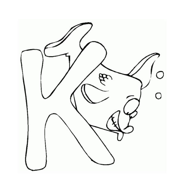 字母K的创意画怎么画好看又简单第一名