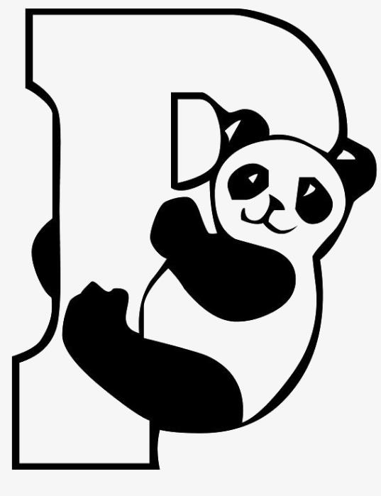 英文字母P的创意画怎么画好看又简单