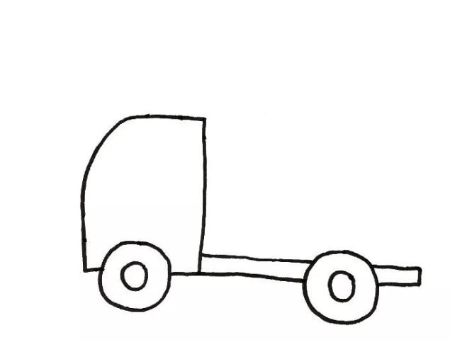 儿童创意美术:一步一步教你画消防车四年级