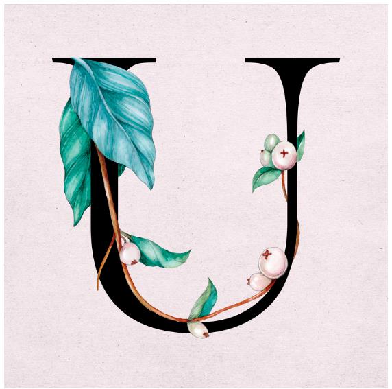 字母U的创意画怎么画好看又简单 字母u的卡通图片