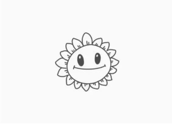 植物大战僵尸里的向日葵怎么画(含步骤教程)