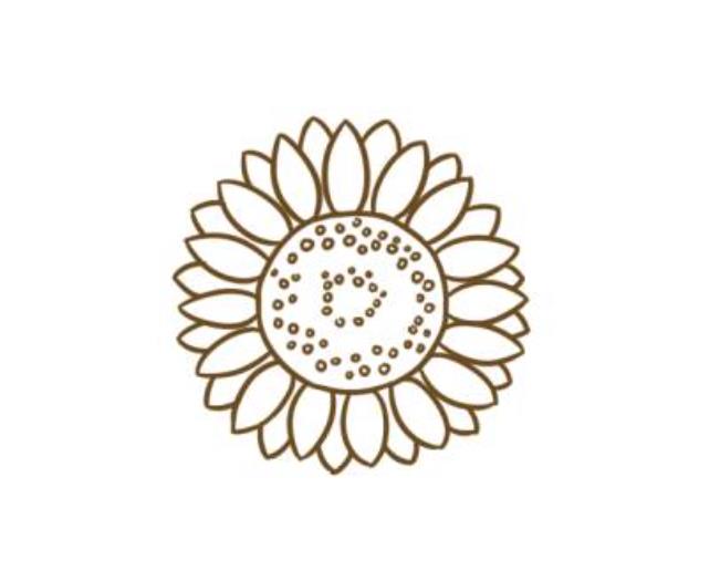 8一11岁简单画花朵向日葵 一步一步画花朵简笔画
