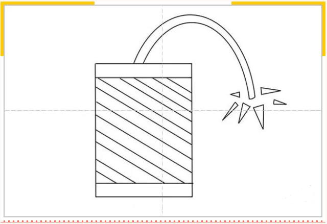 鞭炮的简单画法怎么画 一步一步教你画鞭炮