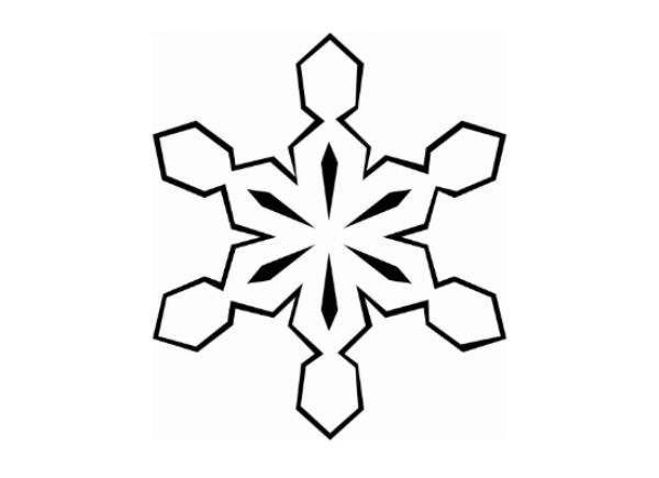 2023雪花飘飘简笔画教程 简单画小雪花