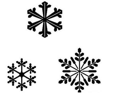 漫天飞舞的雪花简笔画大全欣赏2023