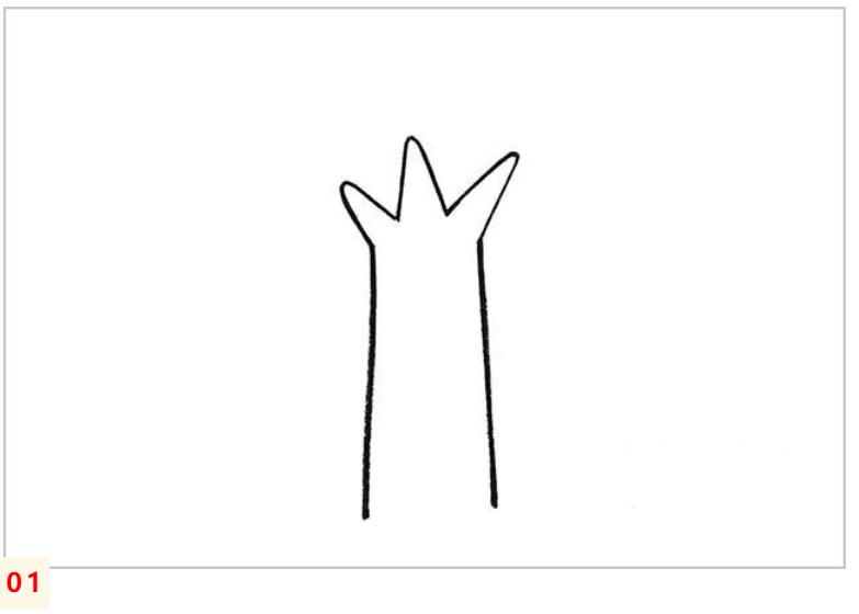 简单画树的方法 一步一步教你画大树