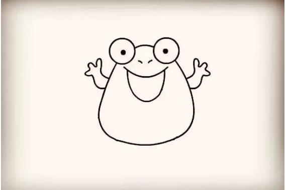 青蛙怎么画简单方法一步一步教
