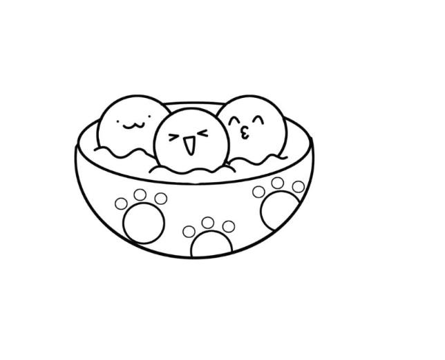 汤圆画画教程简单又好看(含教程步骤)