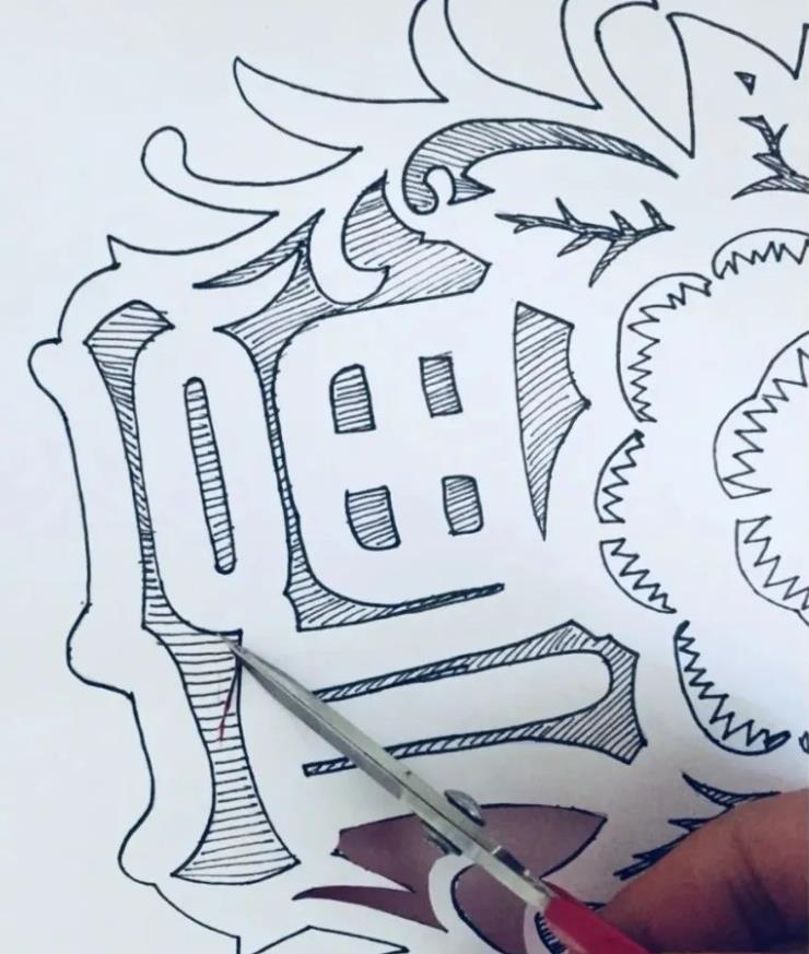 窗花怎么画简单又漂亮