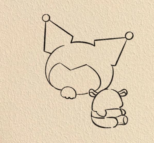 简单卡通绘画库洛米怎么画简单又漂亮