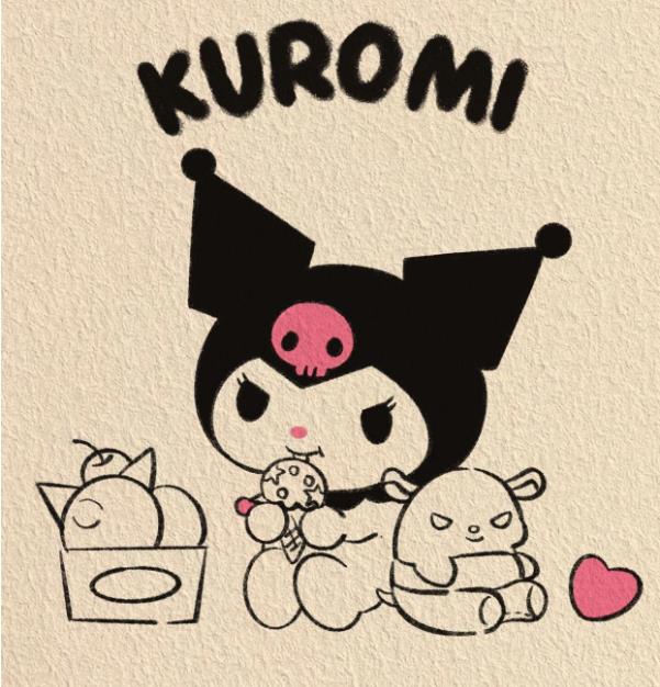 简单卡通绘画库洛米怎么画简单又漂亮