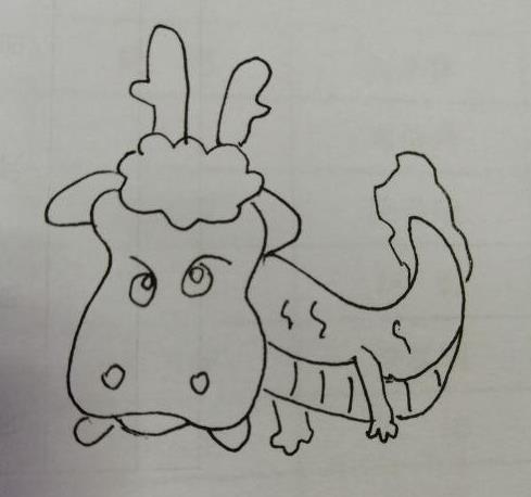 新年简笔画2024龙年怎么画 龙年的简笔画图片