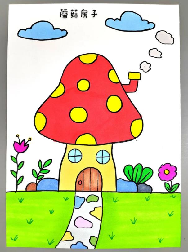 如何简单地画房子可爱又漂亮