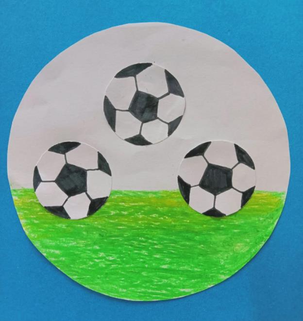 简单易学的足球简笔画简单画法