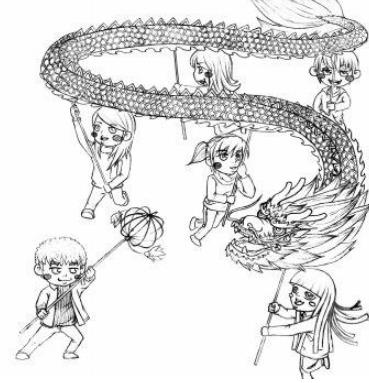 新年简笔画2024龙年图片精选大全