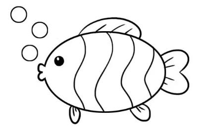 2024简单的小鱼怎么画图片大全欣赏