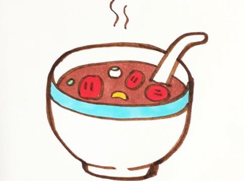 2024腊八粥简笔画简单又漂亮图片大全
