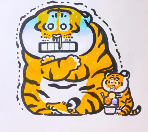 大寒节气儿童简笔画儿童版