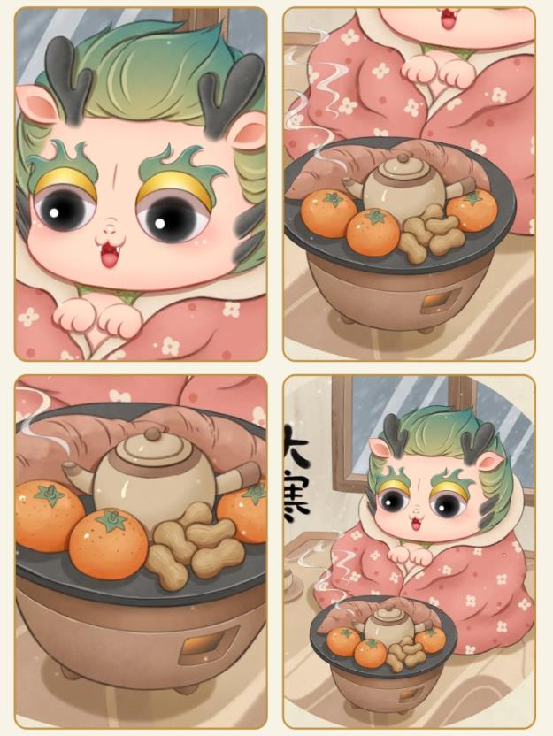 24节气| 大寒节气简笔画彩色简单