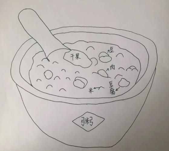 2024腊八粥简笔画卡通图片大全最新