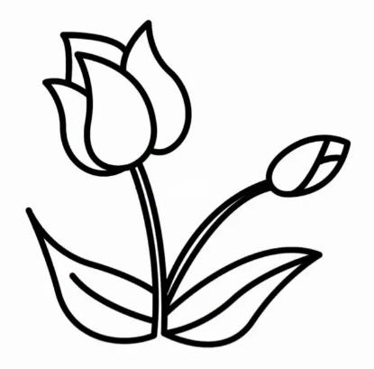 2024简单的花朵怎么画简笔画大全欣赏