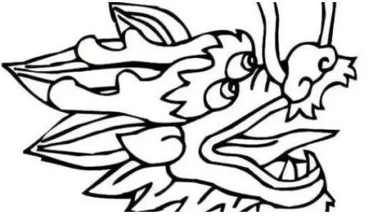 30秒教你画一条龙头图片大全简单又漂亮欣赏