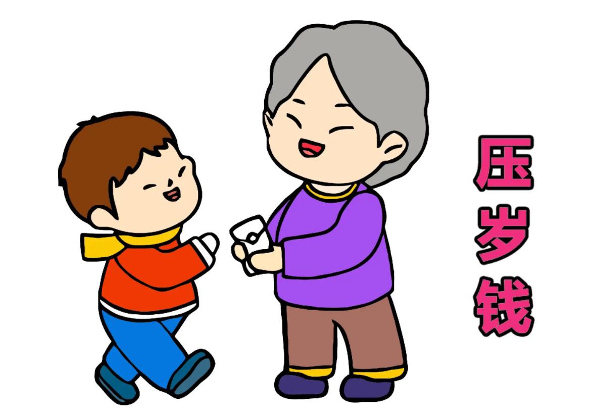 拜年简笔画简单又漂亮2024版图片大全