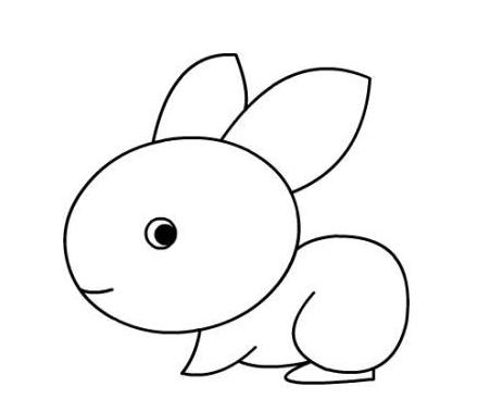 精选一笔画成一只小兔子简笔画图片大全