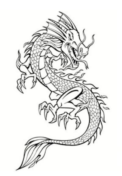 画龙怎么画霸气又简单图片2024