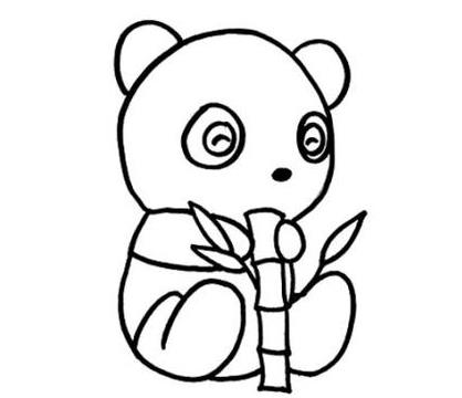 画熊猫最简单的画法又好看又漂亮图片欣赏