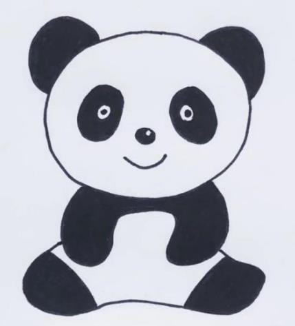 画熊猫最简单的画法又好看又漂亮图片欣赏