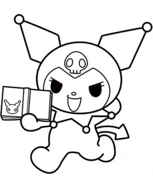 一步一步画库洛米简笔画图片欣赏