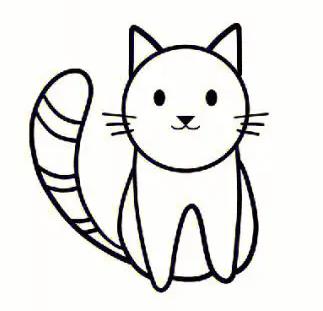 画一只可爱的小动物怎么画图片简笔画