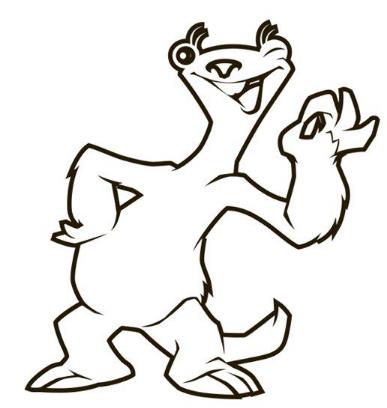 冰川时代里面的树懒怎么画 树懒简笔画图片可爱