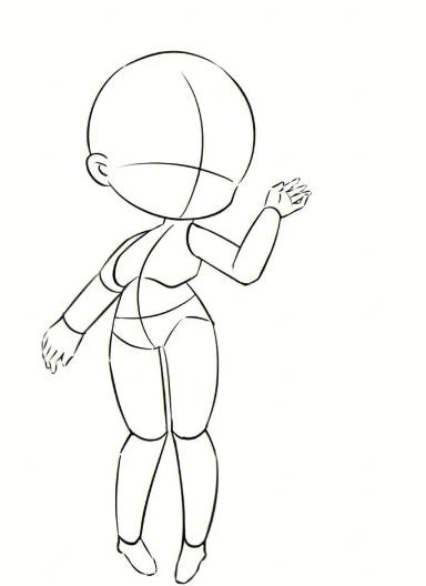 人体简笔画画法大全图片欣赏