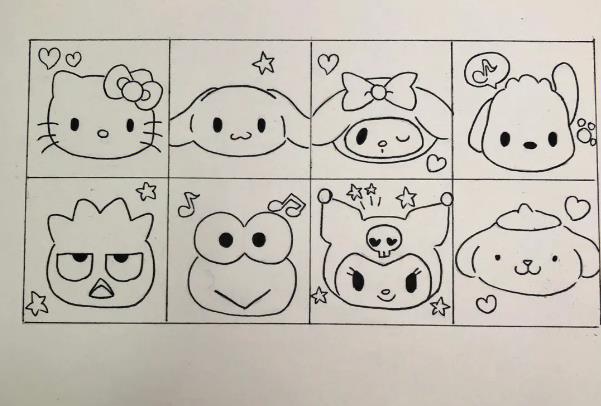 画画教程简单可爱三丽欧图片欣赏