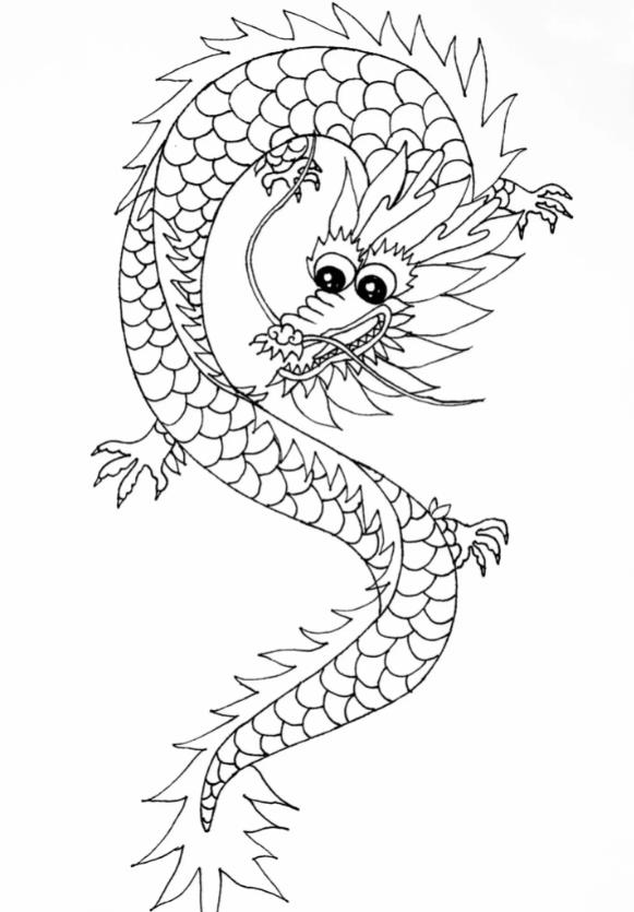 用2024画一条龙简笔画怎么画