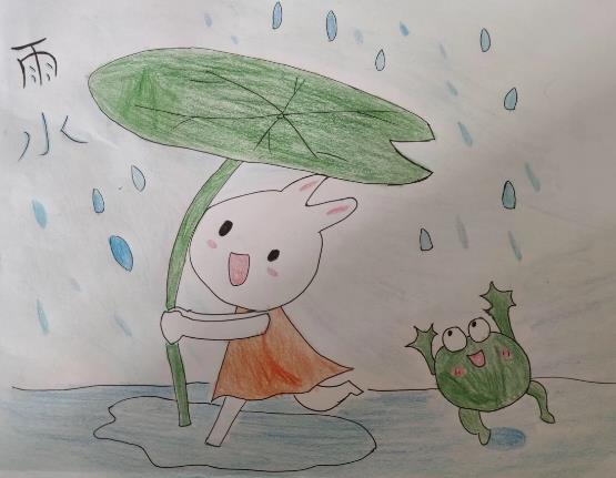 2024节气雨水的简笔画图片大全