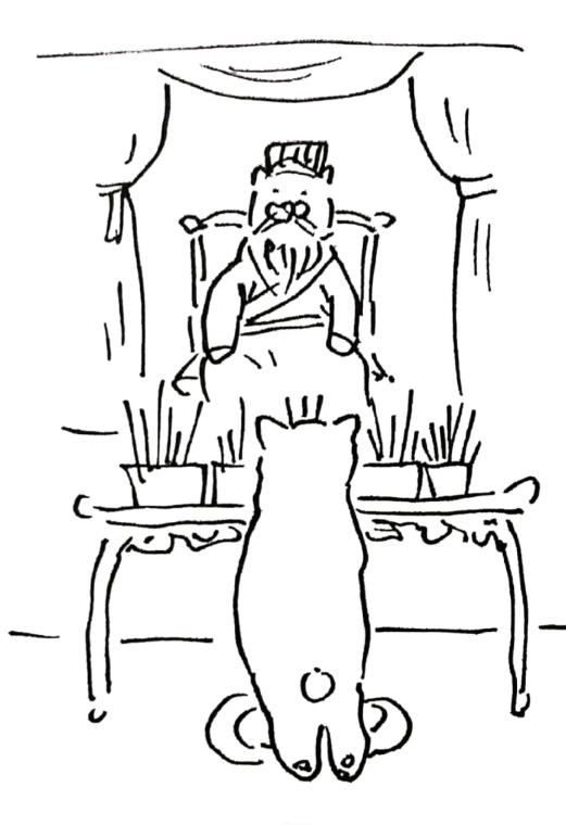 过年拜神简笔画图片可爱大全