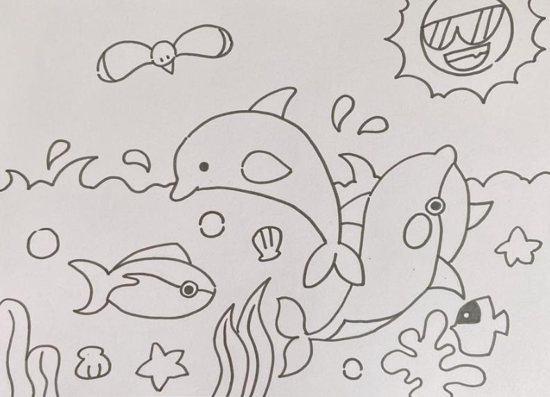 海底背景怎么画简笔画最新图片分享