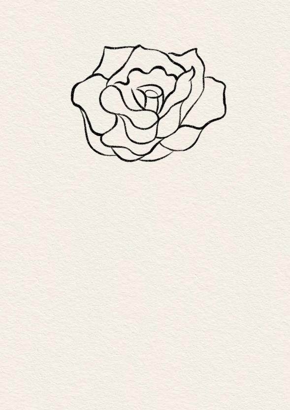【简笔画】一步一步画玫瑰花图片教程